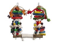 Vogelspeelgoed 146 papegaai/grote parkiet