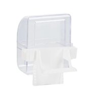 Voer- / waterbakje wit