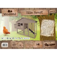 Houten Kippenhok Tillie Forest &ndash; Woodland Buitenhok voor 2-3 Kippen