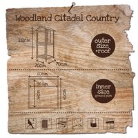 Woodland Voli&egrave;re Citadel Country &ndash; Houten Buitenvoli&egrave;re voor Vogels