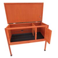 Woodland Konijnenhok Charlie Classic &ndash; Houten buitenhok voor konijnen en cavia&rsquo;