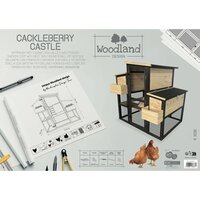 Houten Kippenhok Cackleberry &ndash; Woodland Design Buitenhok voor 2-3 Kippen