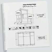 Houten Kippenhok Cackleberry &ndash; Woodland Design Buitenhok voor 2-3 Kippen