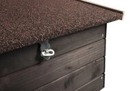 Houten Kippenhok Flora Country Bruin &ndash; Flamingo Buitenhok met Ren voor 2-3 Kippen