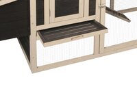 Houten Kippenhok Flora Country Bruin &ndash; Flamingo Buitenhok met Ren voor 2-3 Kippen