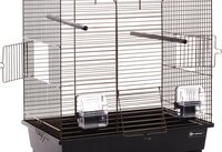 Vogelkooi Numfor 1 &ndash; Brons/Zwarte Binnenkooi voor Parkieten en Kanaries