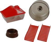 Hamsterkooi Enzo 2 Bordeaux Zwart