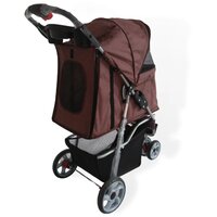 Hondenbuggy Modern - Donkerbruin