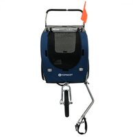 Easy Flow Hondenfietskar - Met Jogger Functie - Blauw - Medium