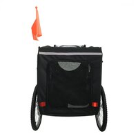 Hondenfietskar Classic - Opvouwbaar - Zwart - XL