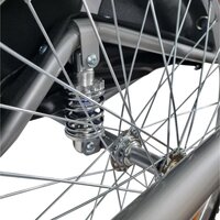 Hondenfietskar Ease - Met vering - Opvouwbaar - Blauw