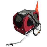 Hondenfietskar Original - Opvouwbaar - Rood - Medium