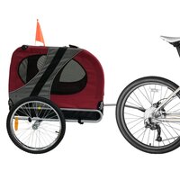 Hondenfietskar Original - Opvouwbaar - Rood - Medium