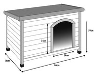 Hondenhok Plano Classic Bruin M