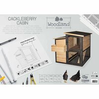 Houten Kippenhok Cackleberry Cabin &ndash; Woodland Design Buitenhok voor 2 Kippen 