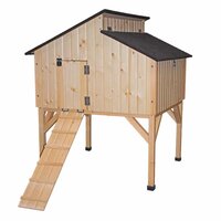 Houten Kippenhok Cackleberry Cottage &ndash; Woodland Design Buitenhok voor 3-4 Kippen