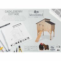 Houten Kippenhok Cackleberry Cottage &ndash; Woodland Design Buitenhok voor 3-4 Kippen