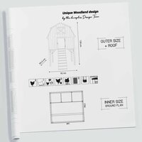Kippenhok Woodland Design Red Barn &ndash; Houten kippenhok met legbakken