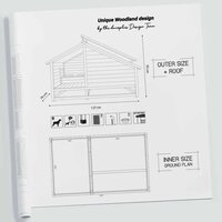 Woodland Design hondenhok Barking Bungalow