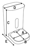 Voederautomaat Odion Wit