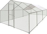 Kippenren Doerak 600 &ndash; Extra Grote Metalen Buitenren voor Kippen en Pluimvee