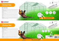 Kippenren Doerak 600 &ndash; Extra Grote Metalen Buitenren voor Kippen en Pluimvee