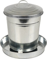 Voederbak pluimvee Hedwig zilver 6 liter