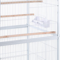 Voli&egrave;re Sumba &ndash; witte Binnenvoli&egrave;re voor Parkieten en Kanaries
