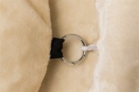 Krabpaal Trixie XXL Klara Cr&egrave;me &ndash; Compacte Krabpaal voor Grote Katten met Mandje &amp; Natuursisal 60x60x100 cm