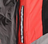 Hondenfietskar Flamingo Romero Rood/Grijs &ndash; Compacte Opvouwbare Fietskar voor Fiets &amp; E-bike 59,5x43x51 cm