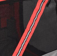 Hondenfietskar Flamingo Romero Rood/Grijs &ndash; Compacte Opvouwbare Fietskar voor Fiets &amp; E-bike 59,5x43x51 cm