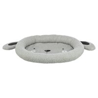 Hondenmand Trixie Junior Grijs/Mintgroen &ndash; Zachte Puppymand met Ge&iuml;ntegreerd Kussen &amp; Speeltje 50x40 cm