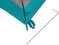 Hondentent Trixie Donkergrijs/Petrol &ndash; Hondentent met Ventilatiegaas &amp; Slipvaste Ligmat &ndash; 3 Maten: 47x47x34 / 80x65x63 / 110x80x75 cm