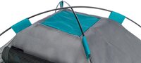 Hondentent Trixie Donkergrijs/Petrol &ndash; Hondentent met Ventilatiegaas &amp; Slipvaste Ligmat &ndash; 3 Maten: 47x47x34 / 80x65x63 / 110x80x75 cm