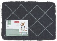 Vetbed Zolux Berber Gerecycled Grijs &ndash; Isolerend Sneldrogend Vetbed met Antislip Latexlaag &ndash; 2 Maten: 70x50 / 95x75 cm