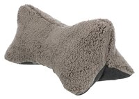 Hondenkussen Trixie Bendson Bot Lichtgrijs/Donkergrijs &ndash; Ergonomisch Hoofdkussen voor Hoofd &amp; Nek 40x22 cm
