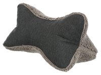 Hondenkussen Trixie Bendson Bot Lichtgrijs/Donkergrijs &ndash; Ergonomisch Hoofdkussen voor Hoofd &amp; Nek 40x22 cm