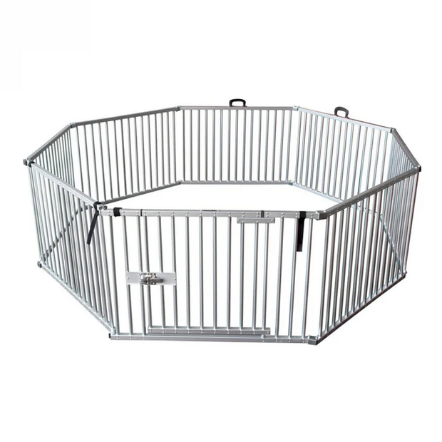 Aluminium Puppyren (8 panelen van 120cm hoog x 80cm lang)
