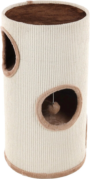 Krabton Emilius &ndash; Bruin/Beige Krabmeubel voor Katte