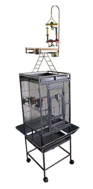 Papegaaienkooi Paco antraciet