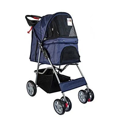 Hondenbuggy Donkerblauw - 4 Wielen