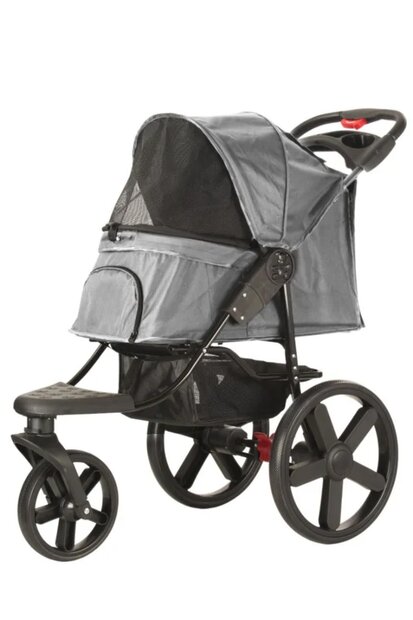 Hondenbuggy Comfort All Terrain - 3 Wielen - Antraciet