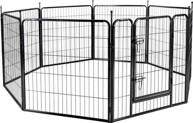 Puppyren ZECTA ZWART 205x196x80CM