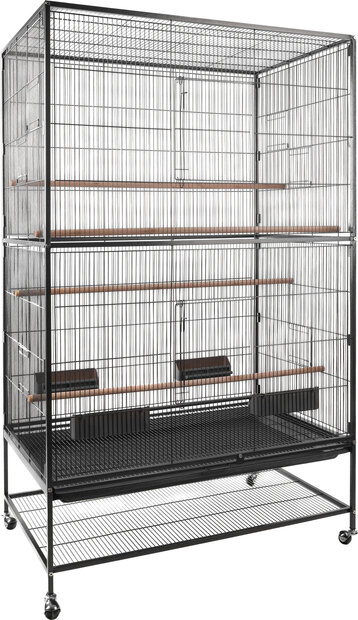 Voli&egrave;re Valor &ndash; Antraciet Binnenvoli&egrave;re voor Parkieten en Kanaries