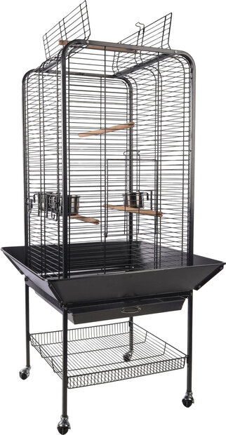 papegaaienkooi / Grote parkietenkooi Paullie Antraciet