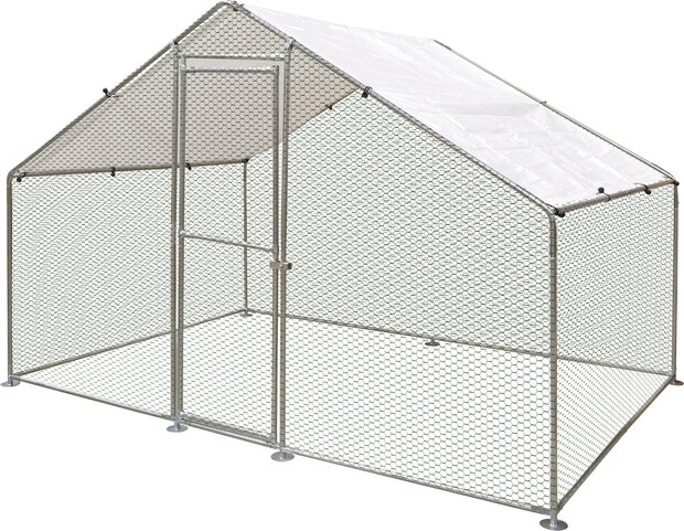 Kippenren Doerak 200 &ndash; Zilveren Buitenren voor Kippen en Pluimvee