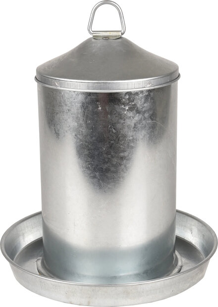 Drinkklok pluimvee Dobby zilver 4 liter