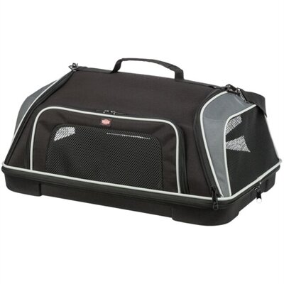 Vliegtuigtas Trixie Boarding Zwart/Grijs &ndash; Hondentas voor Handbagage in het Vliegtuig tot 7 kg 55x23x40 cm